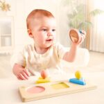 Образователна играчка Монтесори огледални форми, Hape