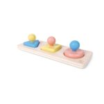 Образователна играчка Монтесори огледални форми, Hape - Image 3