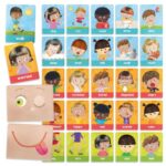 Флаш карти Монтесори емоции и действия, Headu - Image 3