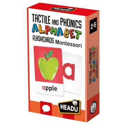 Флаш карти Montessori с тактилна азбука, Headu