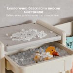 Детски органайзер за играчки с кутии и шкафчета автобус, Feelkids - Image 8