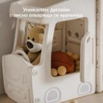 Детски органайзер за играчки с кутии и шкафчета автобус, Feelkids - Image 7