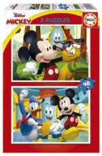Пъзел 2 в 1 Mickey Mouse Забавна къща Educa