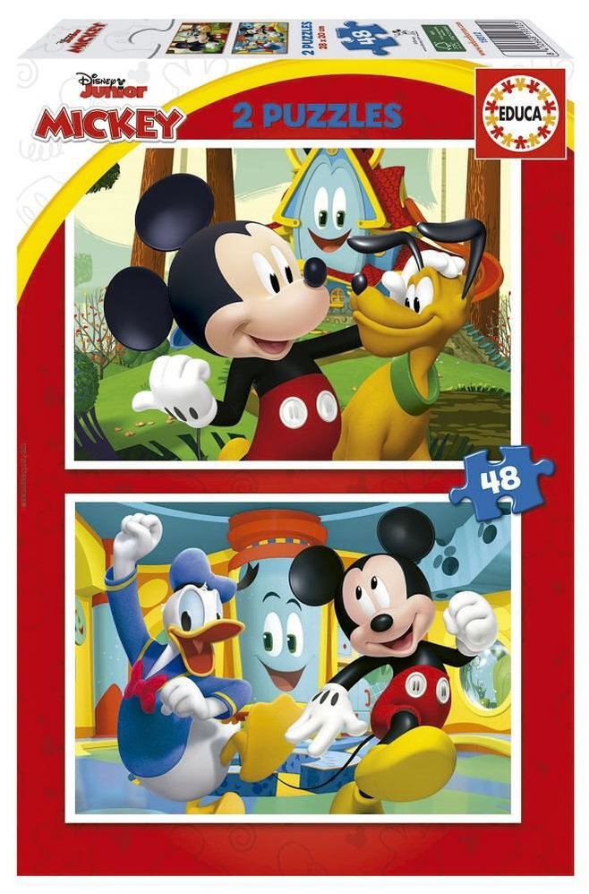 pazel-2-v-1-educa-mickey-mouse-zabavna-kasa-2-x-48-casti-image_64dbed996e236 Пъзел 2 в 1 Mickey Mouse Забавна къща Educa