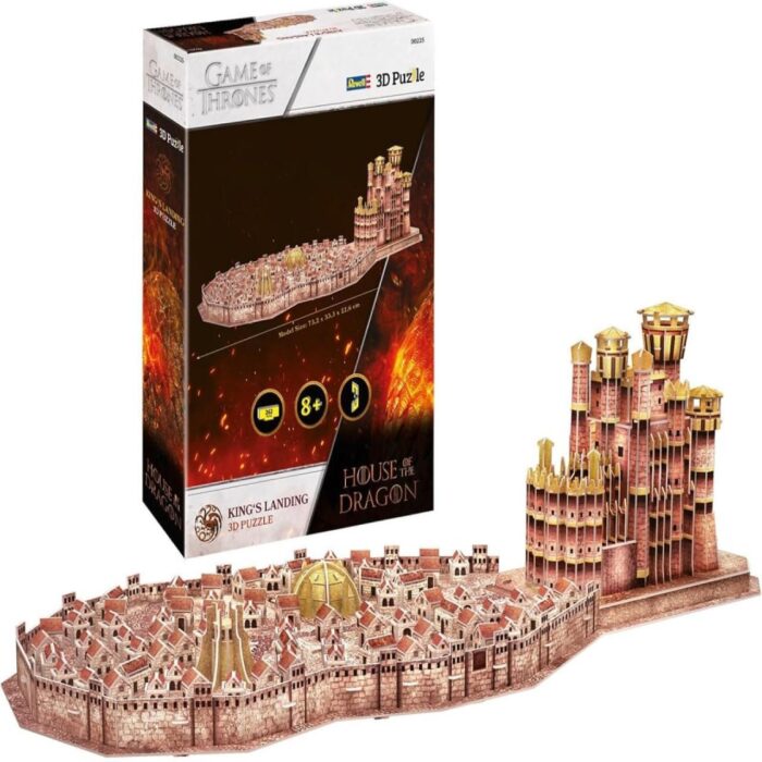 Пъзел 3D, Revell, King′s Landing Къщата на Дракона 3D пъзел King’s Landing Къщата на дракона, Revell
