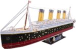 Пъзел 3D RMS Титаник с лед светлини Revell