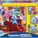 Пъзел 4 in 1 Blue's Clues 12/16/20/25 части, Educa