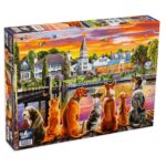 Пъзел Кучета на кея, 1000 части, Black Sea - Image 2