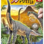 3D пъзел Брахиозавър 101 части, Educa