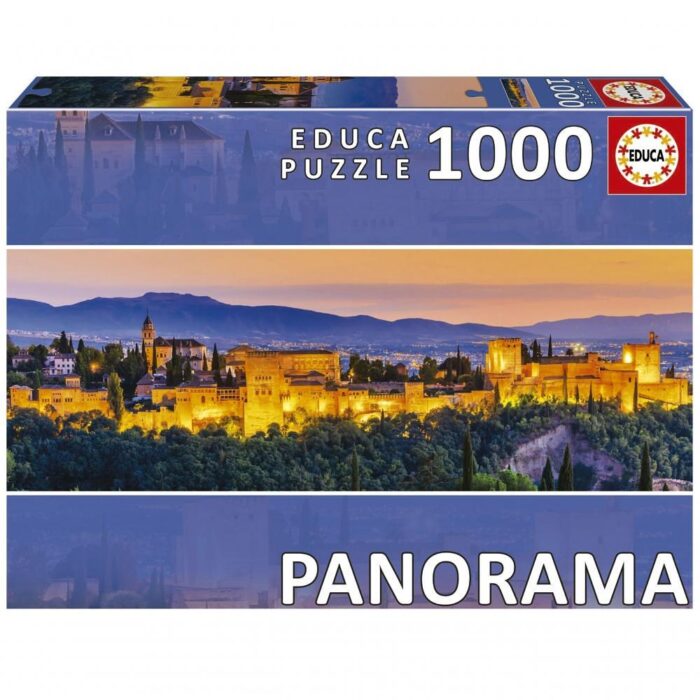 Пъзел, Educa, Алхамбра, Гранада, 1000 части Пъзел Алхамбра Гранада Educa