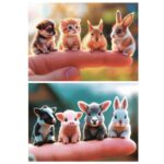 Пъзел Бебета животни 2 x 20 части, Educa - Image 2