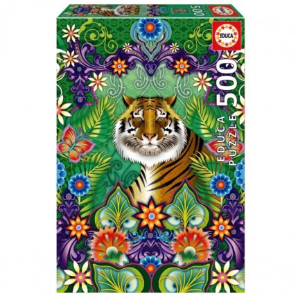 Пъзел Бенгалски тигър 500 части, Educa