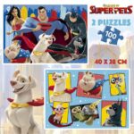 Пъзел DC Лига на Суперлюбимци, 2 х 100 части, Educa - Image 2