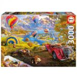 Пъзел Долина с балони 3000 части, Educa