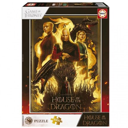 Пъзел Game of Thrones Домът на Дракона 1000 части, Educa