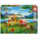 Пъзел Къмпинг ваканция 1000 части, Educa