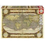 Пъзел Карта на света 2000 части, Educa