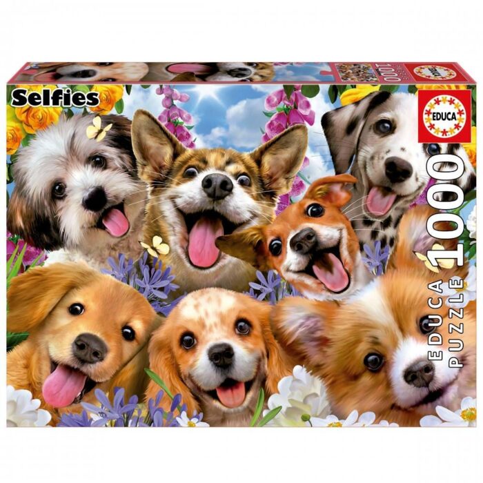 pazel-educa-kucesko-selfi-hauard-robinsan-1000-casti-image_661913d8df988 Пъзел Кучешко селфи хауърд Робинсън 1000 части, Educa