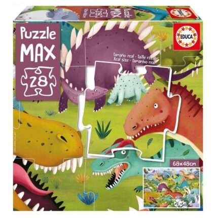Пъзел MAX Динозаври 28 части, Educa