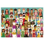 Пъзел Момичетата на света, 300 части, Educa - Image 2