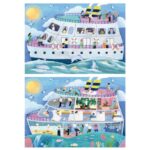 Пъзел Отвътре Отвън Кораб 2 x 100 части, Educa - Image 3