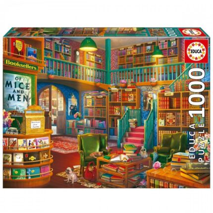 Пъзел Прекрасна книжарница 1000 части, Educa