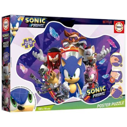 Пъзел Sonic Prime плакат 250 части, Educa