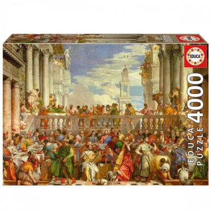 Пъзел Сватбата в Кана 4000 части, Educa