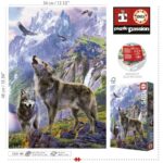Пъзел Вълци на скалите, 500 части, Educa - Image 3