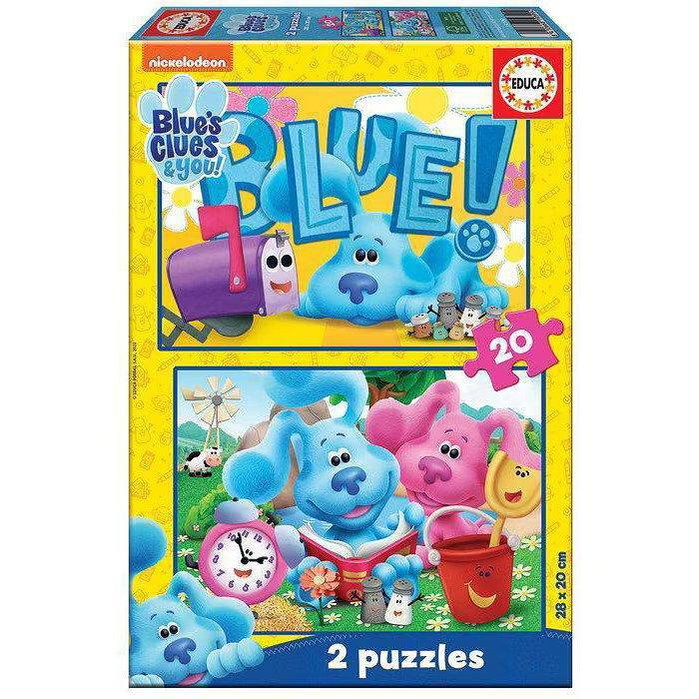 Пъзел, Educa, Загадките на Blue, 2 х 20 части Пъзел Загадките на Blue Educa