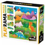 Пъзел Playrama Динозаврите 40 части, Headu