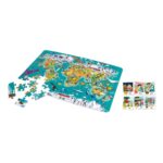 Пъзел и игра 2 в 1 Световна обиколка, 105 части, Hape - Image 3