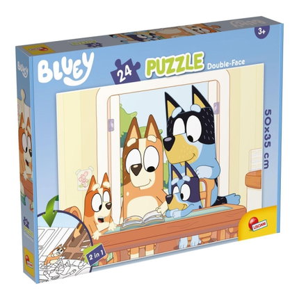 Пъзел Bluey 2 в 1, 24 части, Lisciani