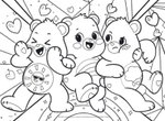 Двулицев пъзел Care Bears, 4х48 части, Lisciani - Image 3