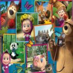 Двулицев пъзел Маша и Мечока 35 части, Lisciani - Image 5
