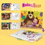Двулицеви пъзели Маша и Мечока, 4 х 48 части - Image 5