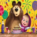 Двулицеви пъзели Маша и Мечока, 4 х 48 части - Image 4