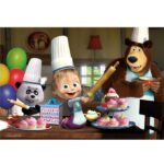 Пъзел Маша и Мечока Учим заедно, 24 части, Lisciani - Image 2