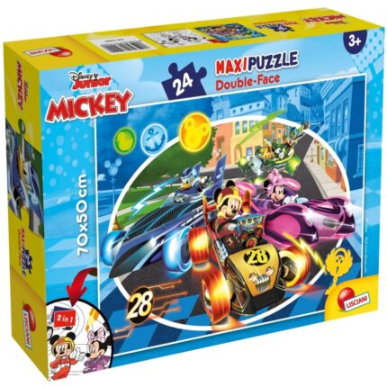 Двулицев пъзел Мики 24 части, Lisciani