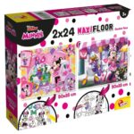 Двулицев пъзел Мини Маус 2 x 24 части, Lisciani