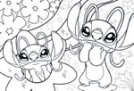 Двулицев пъзел Stitch, 108 части, Lisciani - Image 2