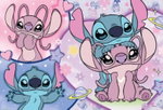 Двулицев пъзел Stitch, 250 части, Lisciani - Image 2