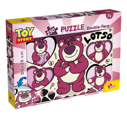 Двулицев пъзел Toy Story Lotso, 250 части, Lisciani