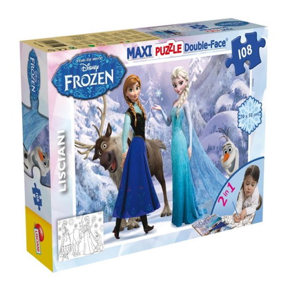 Пъзел Frozen Елза и Анна, 108 части, Lisciani