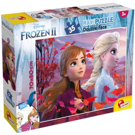 Двулицев пъзел Frozen 2 35 части, Lisciani