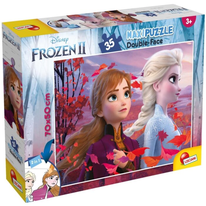 pazel-lisciani-zamraznaloto-kralstvo-2-dvulicev-pazel-35-casti-image_67d8567260198 Двулицев пъзел Frozen 2 35 части, Lisciani