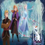 Двулицев пъзел Frozen 2 x 60 части, Lisciani - Image 7