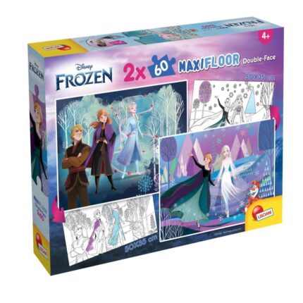 Двулицев пъзел Frozen 2 x 60 части, Lisciani
