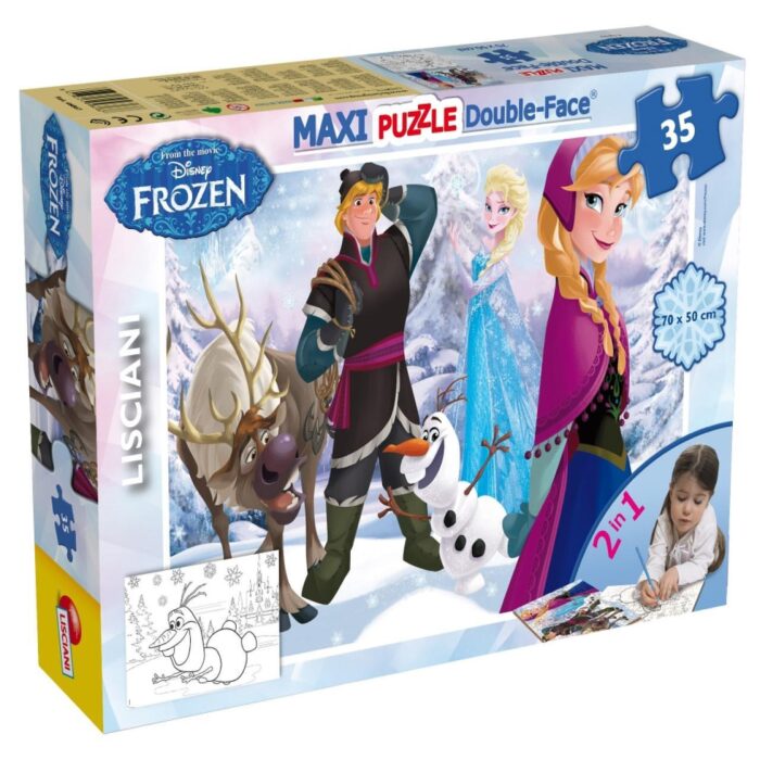 pazel-lisciani-zamraznaloto-kralstvo-dvulicev-pazel-35casti-image_67d855328a3a3 Двулицев пъзел Frozen 35 части, Lisciani