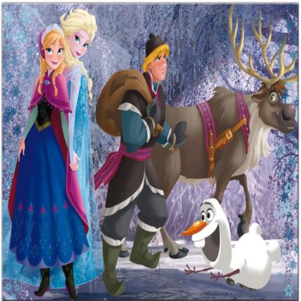 Пъзел Frozen на разходка 108 части, Lisciani